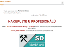 Tablet Screenshot of palivopavlikov.cz